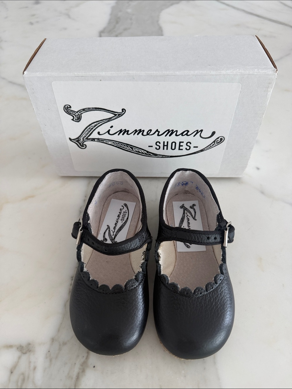 Zimmermann Shoes Scalloped Mary Jane - Black, Size 5